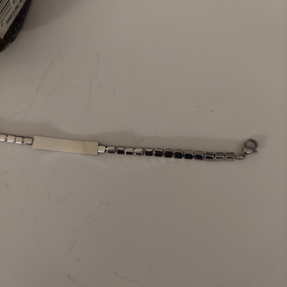 Personalized Titanium Steel Bracelet For Women Custom Engraved with Mayra - Picture 3 of 5